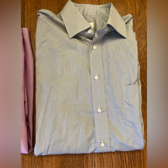 Bundle of Luigi Borrelli Dress Shirts - Size 16 1/2 x 42 - Picture 4 of 4